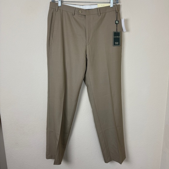 NWT- Ralph Lauren Classic Fit Total Comfort Pleated Dress Pants36 -  veloxcontactcenter.com.br